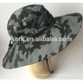 Mens Boonie Hunting Fishing Outdoor Cap Military custom Camo Bucket Hat with string custom bucket hat